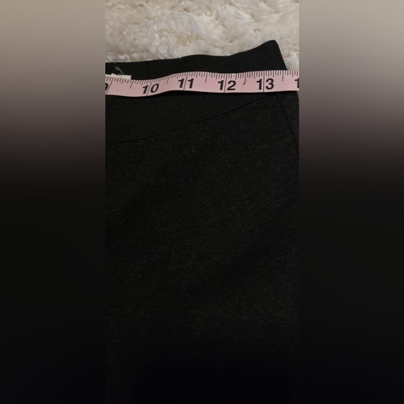 J. Crew Pixie Stretch Ponte Knit Back Pant Exposed Zipper Charcoal Gray EUC - Picture 2 of 10